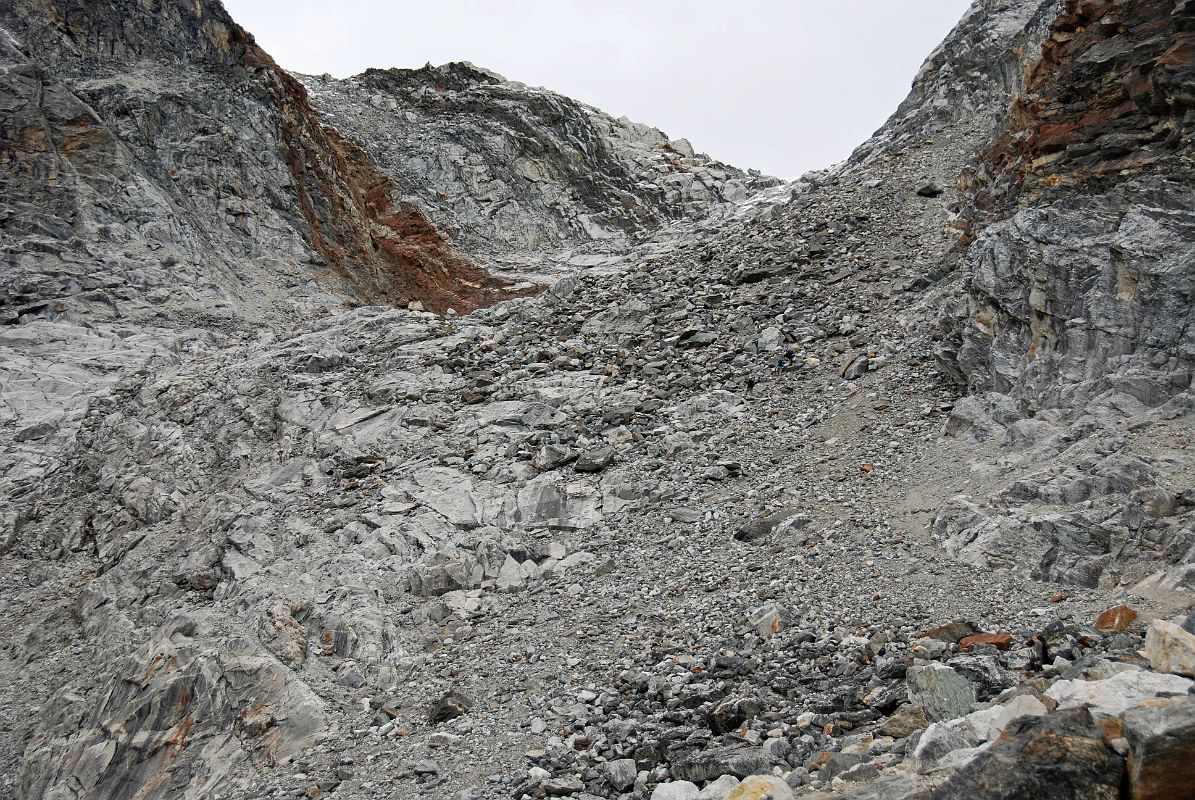 10 Climbing Towards Cho La From Gokyo Side